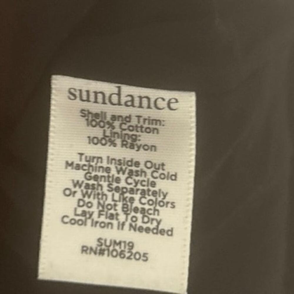SUNDANCE Amira Black Lace Crochet Cotton Sleeveless Dress Size Small - Picture 13 of 13